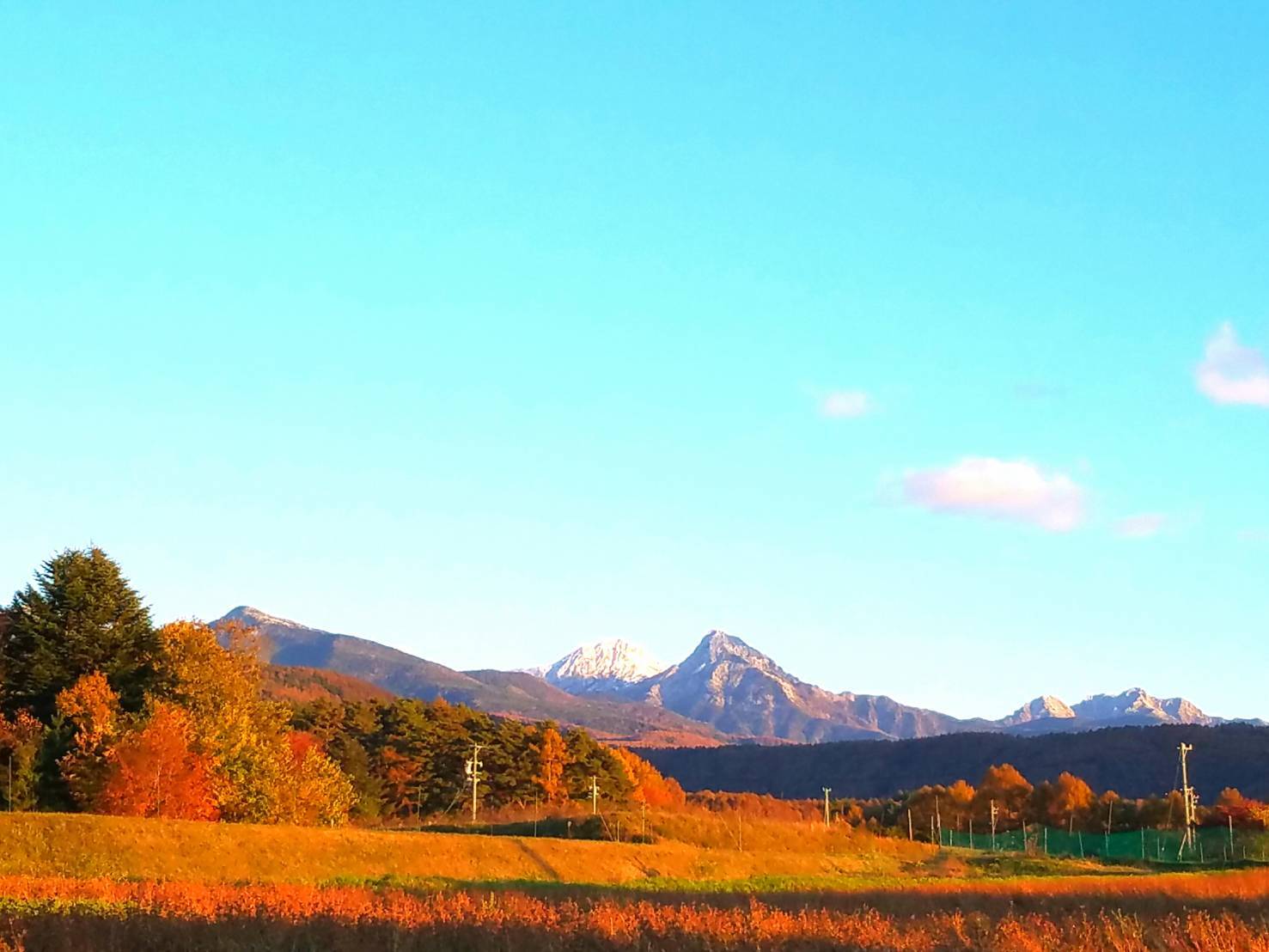 八ケ岳連峰の写真