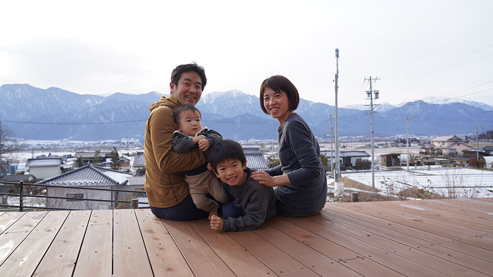 日髙さんご家族の写真